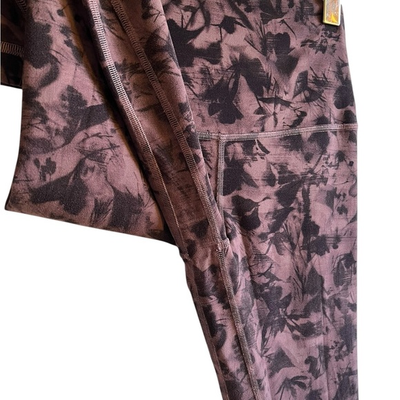 Lululemon Align Pant 28" US 4 Mini Dusk Floral Antique Bark Black - Picture 6 of 7